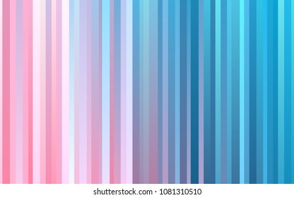 Light Blue, Red vector cover with long lines. Modern geometrical abstract illustration with staves. Smart design for your business advert.