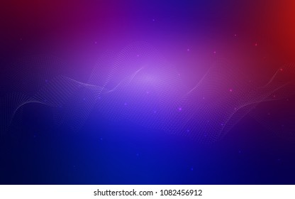 Light Blue, Red vector cover with spots. Abstract illustration with colored bubbles in nature style. The pattern can be used for beautiful websites.