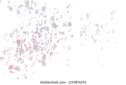 Light Blue, Red vector cover with long lines. Modern geometrical abstract illustration with staves. The pattern can be used for busines ad, booklets, leaflets