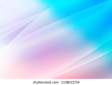 Light Blue, Red vector cover with long lines. Decorative shining illustration with lines on abstract template. Smart design for your business advert.