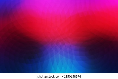 Light Blue, Red vector cover with spots. Blurred decorative design in abstract style with bubbles. Pattern can be used for beautiful websites.