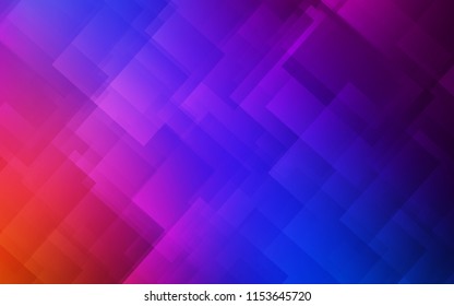 Light Blue, Red vector cover with stright stripes. Shining colored illustration with sharp stripes. Best design for your ad, poster, banner.
