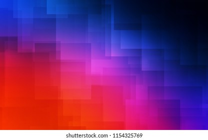 Light Blue, Red vector cover with stright stripes. Decorative shining illustration with lines on abstract template. The pattern for ad, booklets, leaflets.