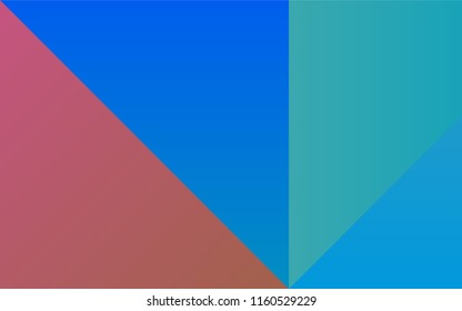 Light Blue, Red vector cover with colorful palette. Illustration with set of spectral palette. Smart set of colors for your work as a designer.