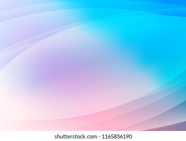 Light Blue, Red vector cover with long lines. Glitter abstract illustration with colored sticks. The template can be used as a background.