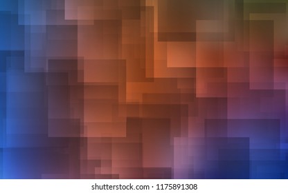 Light Blue, Red vector cover with stright stripes. Decorative shining illustration with lines on abstract template. Pattern for ads, posters, banners.
