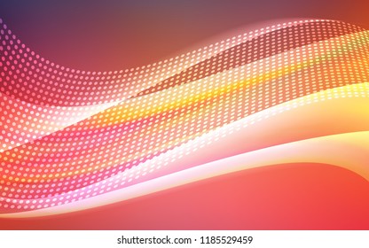 Light Blue, Red vector cover with spots, lines. Decorative design in abstract style with triangle structure. Trendy design for wallpaper, fabric makers.