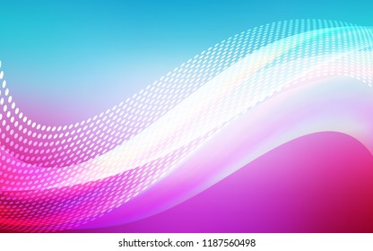 Light Blue, Red vector cover with spots, lines. Decorative design in abstract style with triangle structure. Pattern for textures of wallpapers.