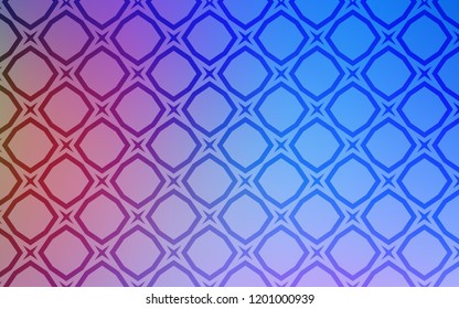 Light Blue, Red vector cover with small and big stars. Modern geometrical abstract illustration with stars. Best design for your ad, poster, banner.