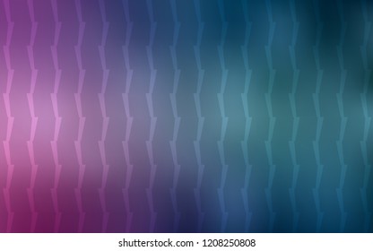 Light Blue, Red vector cover with stright stripes. Blurred decorative design in simple style with lines. Pattern for ads, posters, banners.