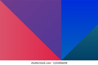 Light Blue, Red vector cover with colorful palette. Colorful gradient set with collection of rainbow colors. Set of colors for clever designers.