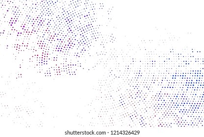 Light Blue, Red vector cover with spots. Abstract illustration with colored bubbles in nature style. Design for posters, banners.