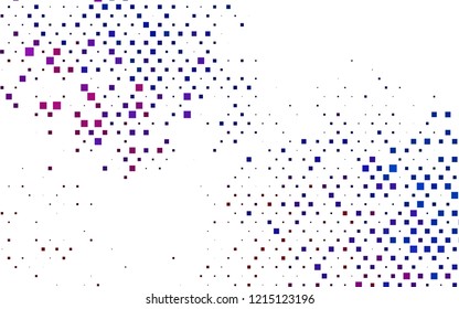 Light Blue, Red vector cover in polygonal style. Modern abstract illustration with colorful rectangles. Pattern for busines ad, booklets, leaflets