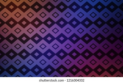Light Blue, Red vector cover in polygonal style. Abstract gradient illustration with rectangles. Pattern for commercials.