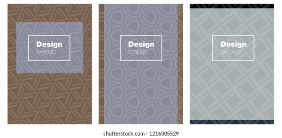 Light Blue, Red vector cover for notebooks. Abstract booklet on colored background with gradient. Pattern notebooks, journals.