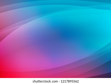 Light Blue, Red vector cover with long lines. Blurred decorative design in simple style with lines. The pattern can be used for busines ad, booklets, leaflets