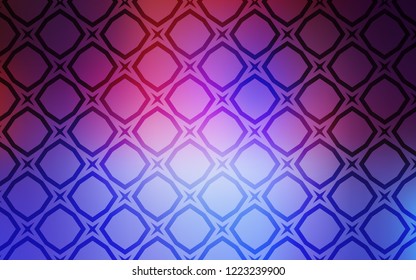 Light Blue, Red vector cover with small and big stars. Modern geometrical abstract illustration with stars. Pattern for websites, landing pages.