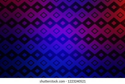 Light Blue, Red vector cover in polygonal style. Decorative design in abstract style with rectangles. Modern template for your landing page.