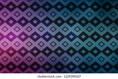 Light Blue, Red vector cover in polygonal style. Glitter abstract illustration with rectangular shapes. Best design for your ad, poster, banner.