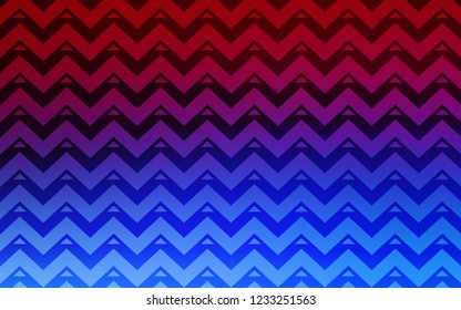 Light Blue, Red vector cover with polygonal style. Beautiful illustration with triangles in nature style. Pattern for websites.