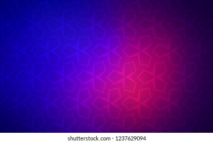 Light Blue, Red vector cover in polygonal style. Glitter abstract illustration with rectangular shapes. Modern template for your landing page.