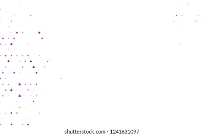 Light Blue, Red vector cover in polygonal style. Abstract gradient illustration with triangles. Modern template for your landing page.