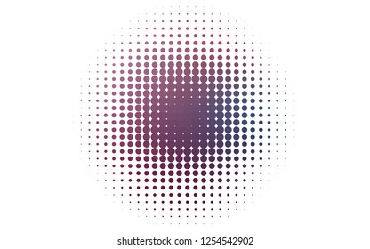 Light Blue, Red vector cover with spots. Illustration with set of shining colorful abstract circles. Design for posters, banners.