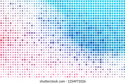 Light Blue, Red vector cover in polygonal style. Abstract gradient illustration with rectangles. Pattern can be used for websites.