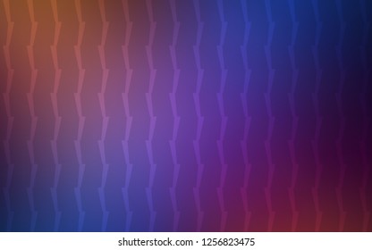 Light Blue, Red vector cover with stright stripes. Glitter abstract illustration with colored sticks. Pattern for your busines websites.