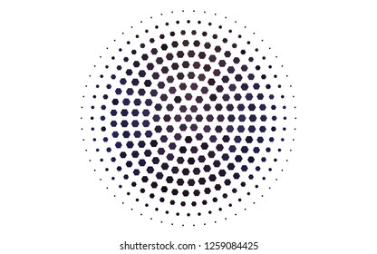 Light Blue, Red vector cover with set of hexagons. Illustration of colored hexagons on white surface. Beautiful design for your business advert.
