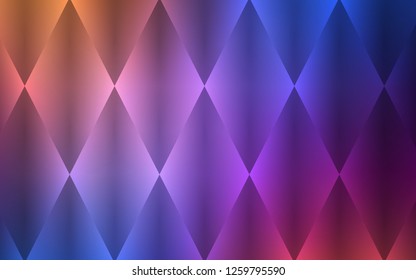 Light Blue, Red vector cover in polygonal style. Beautiful illustration with rectangles and squares. Modern template for your landing page.