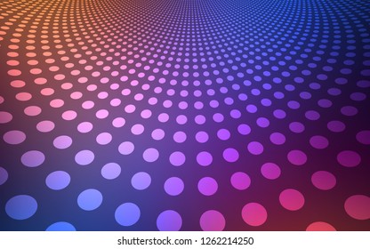 Light Blue, Red vector cover with spots. Modern abstract illustration with colorful water drops. New design for ad, poster, banner of your website.