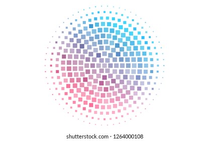 Light Blue, Red vector cover in polygonal style. Rectangles on abstract background with colorful gradient. Pattern for commercials.