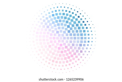 Light Blue, Red vector cover in polygonal style. Beautiful illustration with rectangles and squares. The template can be used as a background.