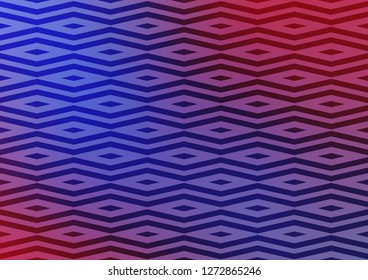 Light Blue, Red vector cover in polygonal style. Glitter abstract illustration with triangular shapes. Pattern for busines ad, booklets, leaflets