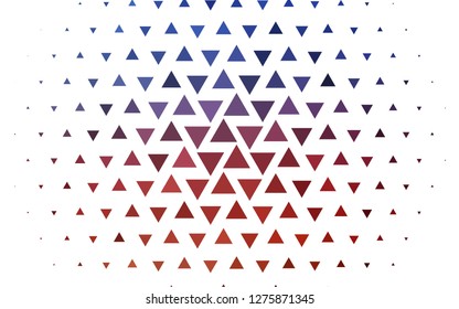 Light Blue, Red vector cover in polygonal style. Beautiful illustration with triangles in nature style. Pattern can be used for websites.