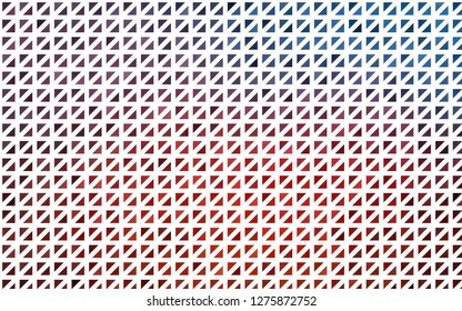 Light Blue, Red vector cover in polygonal style. Modern abstract illustration with colorful triangles. Template for wallpapers.