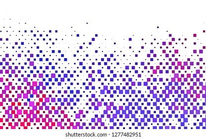 Light Blue, Red vector cover in polygonal style. Abstract gradient illustration with rectangles. Pattern for commercials.