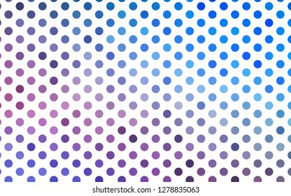 Light Blue, Red vector cover with spots. Blurred decorative design in abstract style with bubbles. Pattern of water, rain drops.