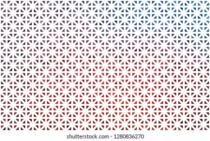 Light Blue, Red vector cover in polygonal style. Modern abstract illustration with colorful triangles. Pattern can be used for websites.