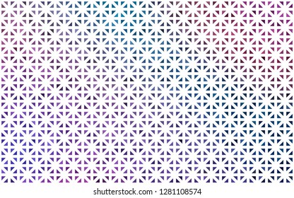Light Blue, Red vector cover in polygonal style. Abstract gradient illustration with triangles. Pattern for busines ad, booklets, leaflets