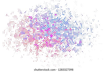 Light Blue, Red vector cover with spots. Modern abstract illustration with colorful water drops. Pattern for beautiful websites.