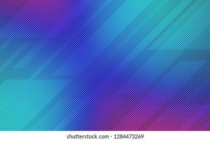 Light Blue, Red vector cover with stright stripes. Decorative shining illustration with lines on abstract template. Pattern for your busines websites.