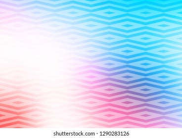 Light Blue, Red vector cover in polygonal style. Decorative design in abstract style with triangles. Best design for your ad, poster, banner.