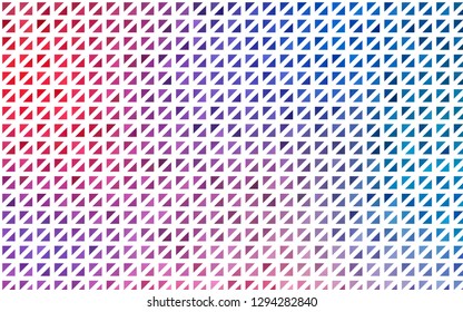 Light Blue, Red vector cover in polygonal style. Glitter abstract illustration with triangular shapes. Pattern for busines ad, booklets, leaflets