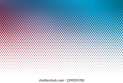 Light Blue, Red vector cover in polygonal style. Beautiful illustration with rectangles and squares. Pattern for commercials.