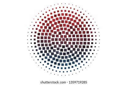 Light Blue, Red vector cover in polygonal style. Glitter abstract illustration with rectangular shapes. Pattern can be used for websites.