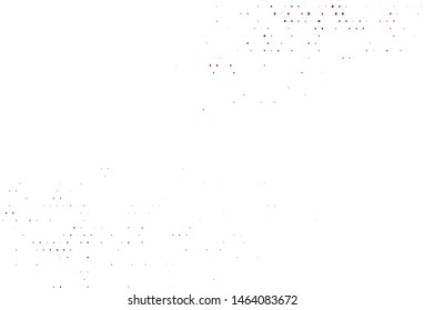 Light Blue, Red vector cover in polygonal style. Abstract gradient illustration with rectangles. Pattern for busines ad, booklets, leaflets