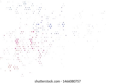 Light Blue, Red vector cover in polygonal style. Decorative design in abstract style with rectangles. Pattern for commercials.
