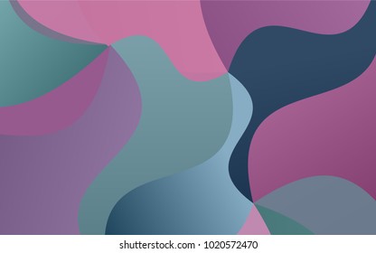 Light Blue, Red vector crooked abstract template. Shining crooked illustration in a brand-new style. The pattern of blurred lines for your business design.